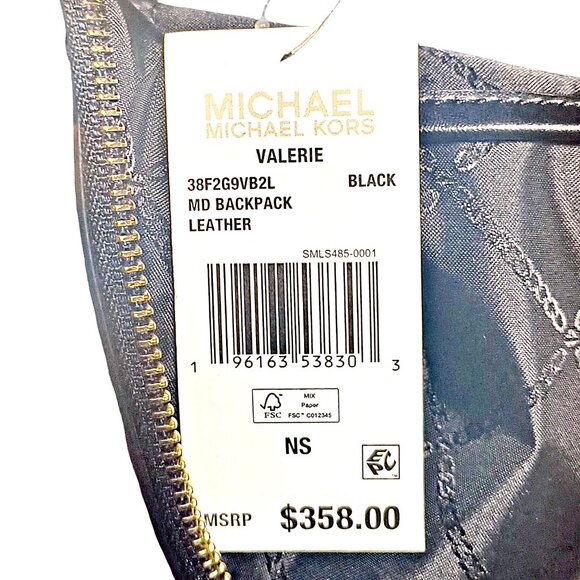 Michael Kors NWT Medium Valerie Back Pack - Picture 3 of 10
